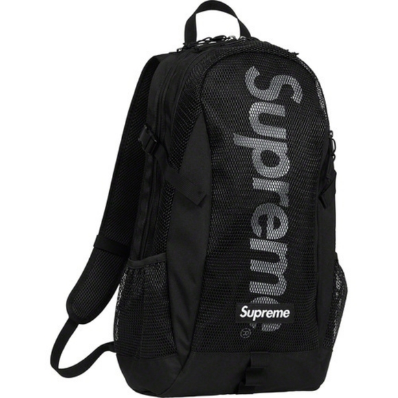 (SOLD!) NWT Authentic Supreme SS20 Black Backpack - Picture 2 of 5